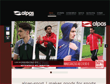 Tablet Screenshot of alpas-sport.de
